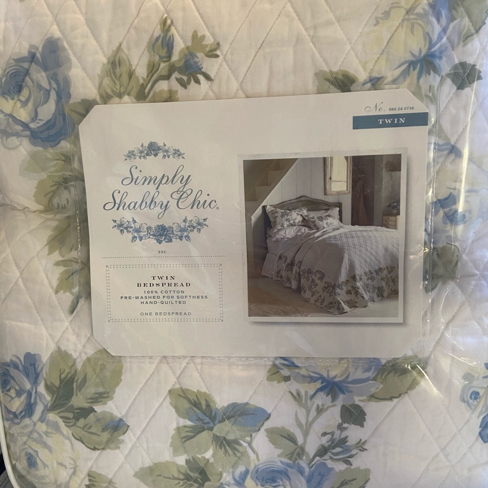 🤩🛒🛏😍 NWT Simply Shabby Chic Quilt New Vintage